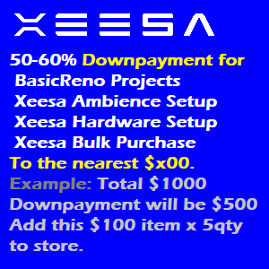 Xeesa Hardware and Projects Downpayment